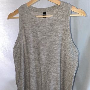 Grey and white tank